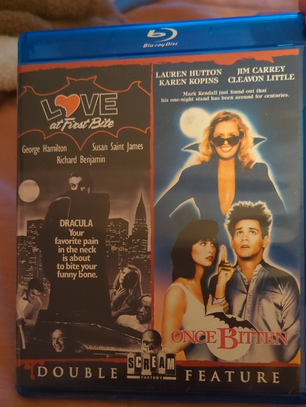Love at First Bite / Once Bitten Double Feature Blu-ray - Blue